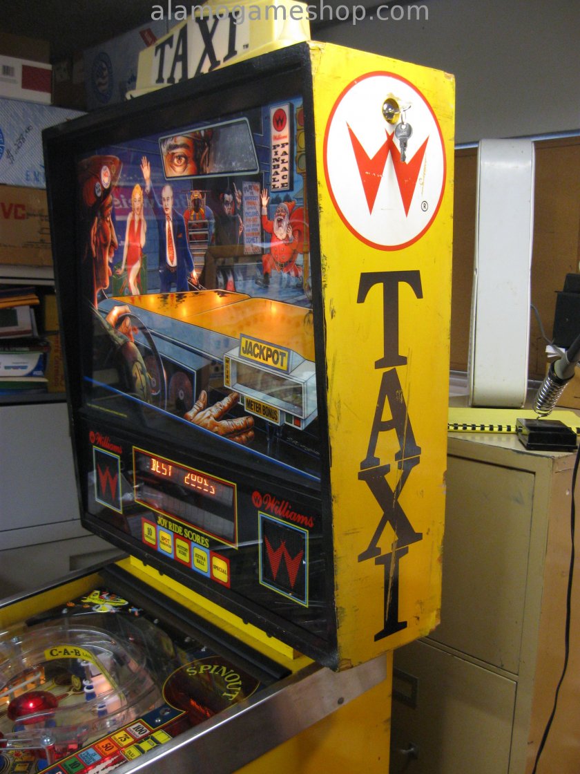 Taxi Pinball by Williams 1988 - Click Image to Close