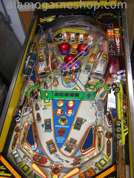 (image for) Taxi Pinball by Williams 1988