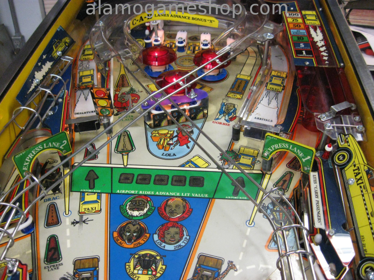 (image for) Taxi Pinball by Williams 1988