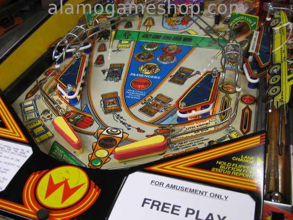 (image for) Taxi Pinball by Williams 1988