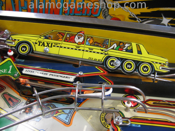 (image for) Taxi Pinball by Williams 1988