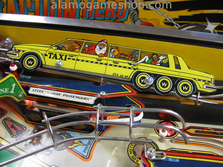 (image for) Taxi Pinball by Williams 1988