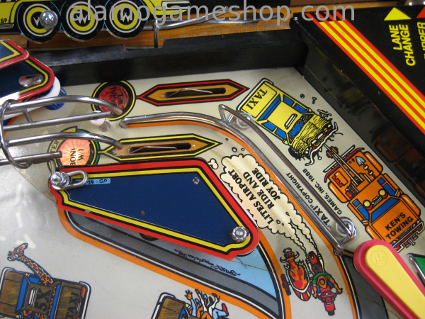 (image for) Taxi Pinball by Williams 1988