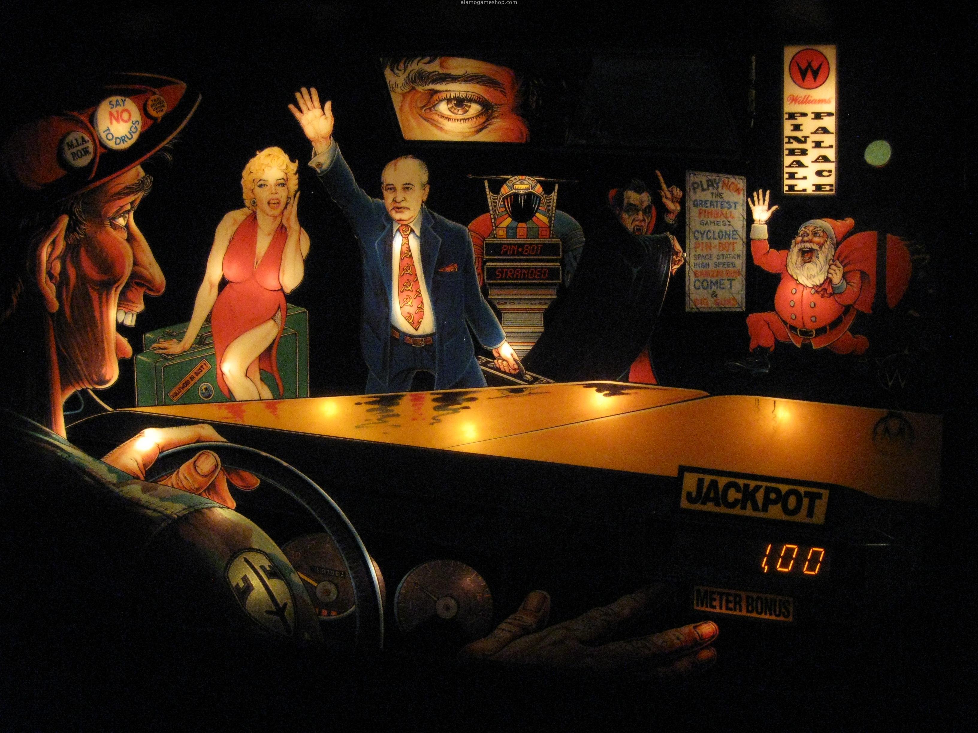 (image for) Taxi Pinball by Williams 1988