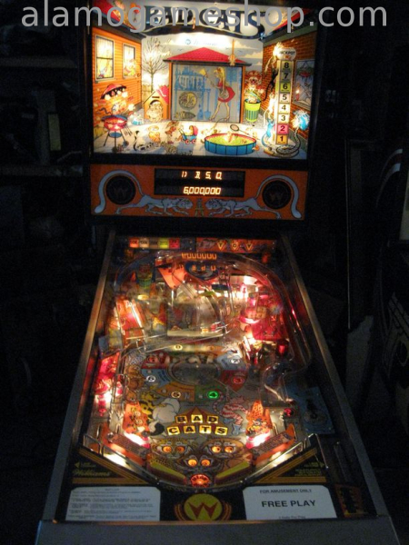 (image for) Bad Cats pinball by Williams 1989