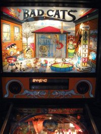 (image for) Bad Cats pinball by Williams 1989