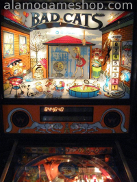 (image for) Bad Cats pinball by Williams 1989