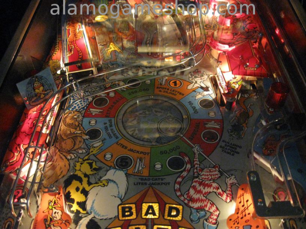 (image for) Bad Cats pinball by Williams 1989