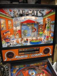 (image for) Bad Cats pinball by Williams 1989