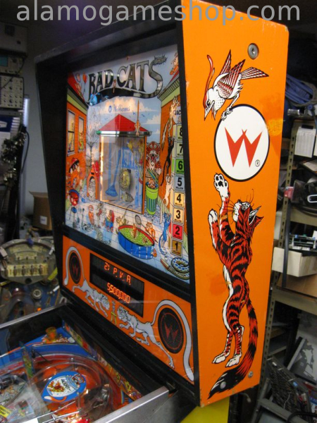 (image for) Bad Cats pinball by Williams 1989