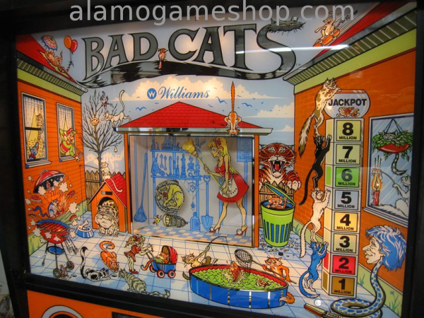 (image for) Bad Cats pinball by Williams 1989