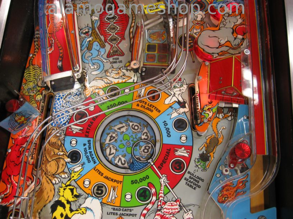 (image for) Bad Cats pinball by Williams 1989