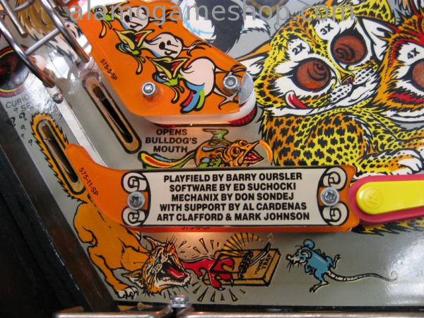 (image for) Bad Cats pinball by Williams 1989