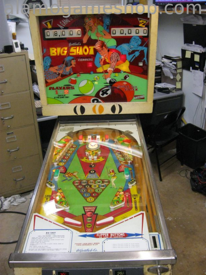 (image for) Big Shot pinball by Gottlieb 1973