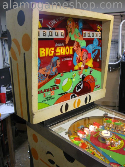 (image for) Big Shot pinball by Gottlieb 1973