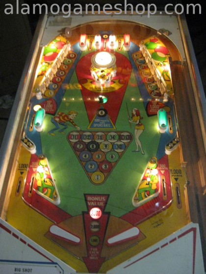 (image for) Big Shot pinball by Gottlieb 1973