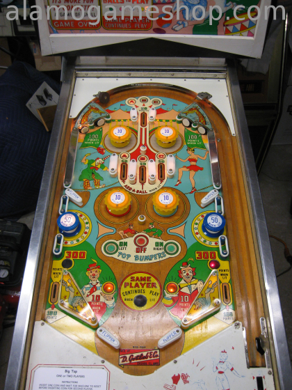(image for) Big Top pinball by Gottlieb 1964