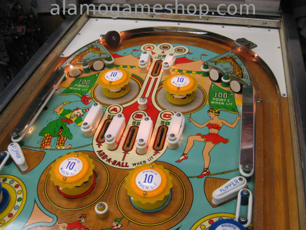 (image for) Big Top pinball by Gottlieb 1964