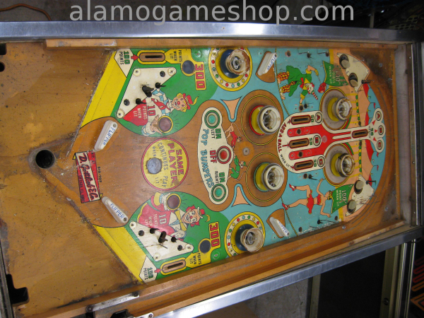 (image for) Big Top pinball by Gottlieb 1964