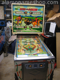 (image for) Bow and Arrow pinball by Bally 1974