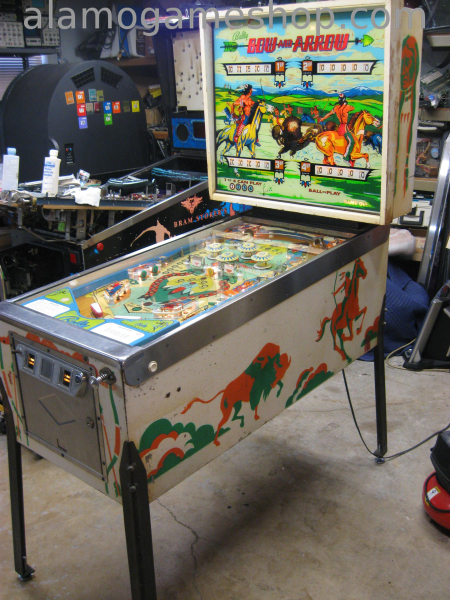 (image for) Bow and Arrow pinball by Bally 1974