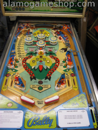 (image for) Bow and Arrow pinball by Bally 1974