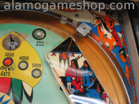 (image for) Bow and Arrow pinball by Bally 1974