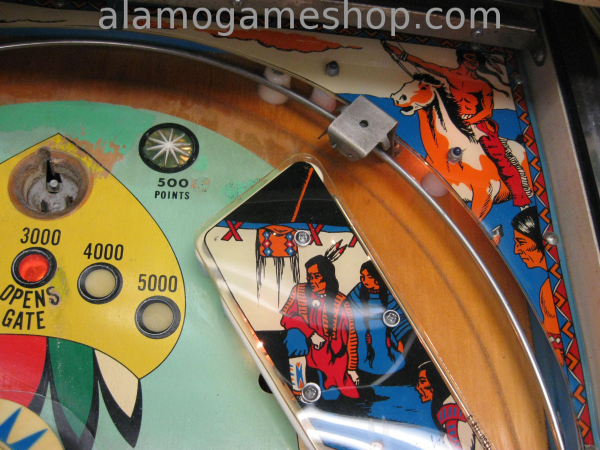 (image for) Bow and Arrow pinball by Bally 1974