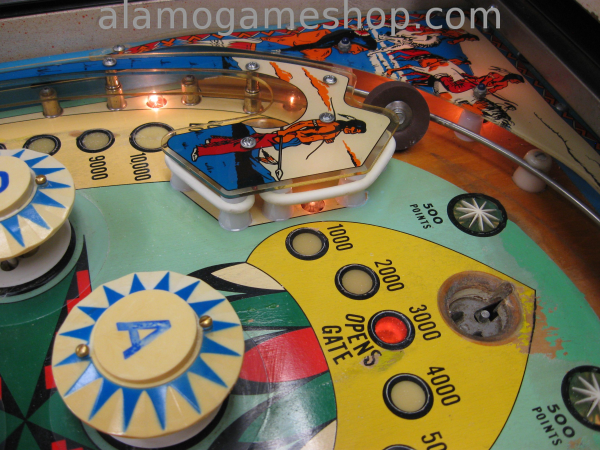 (image for) Bow and Arrow pinball by Bally 1974