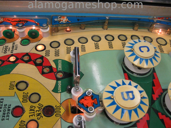 (image for) Bow and Arrow pinball by Bally 1974