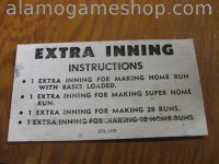 (image for) Extra Inning Baseball by Williams 1962