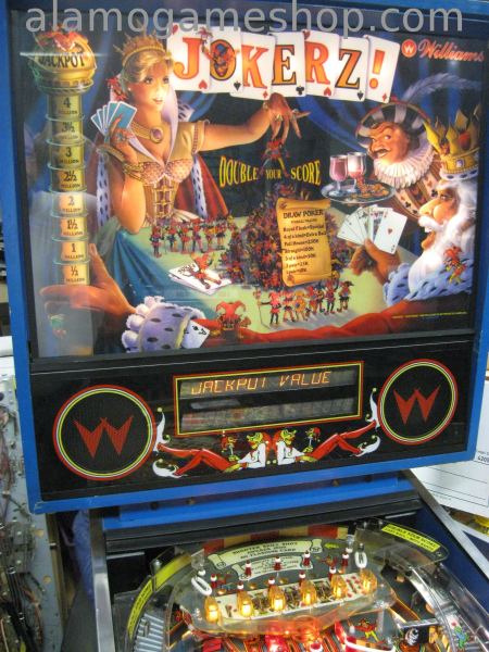 (image for) JokerZ pinball by Williams - 1988