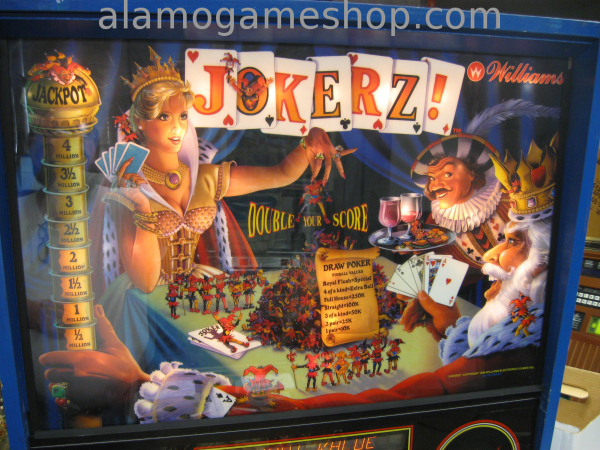 (image for) JokerZ pinball by Williams - 1988 - Click Image to Close