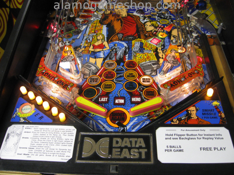 (image for) Last Action Hero pinball by Data East 1