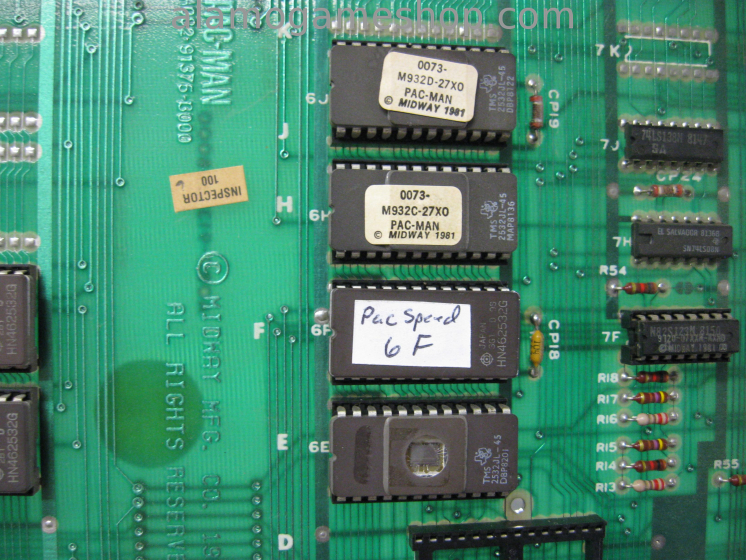 (image for) Ms Pacman by Midway 1982 Edge connecto