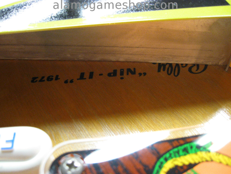 (image for) Nip-It pinball by Bally 1972