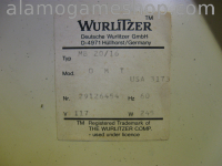 (image for) Wurlitzer OMT 1015 45rpm Jukebox 1989