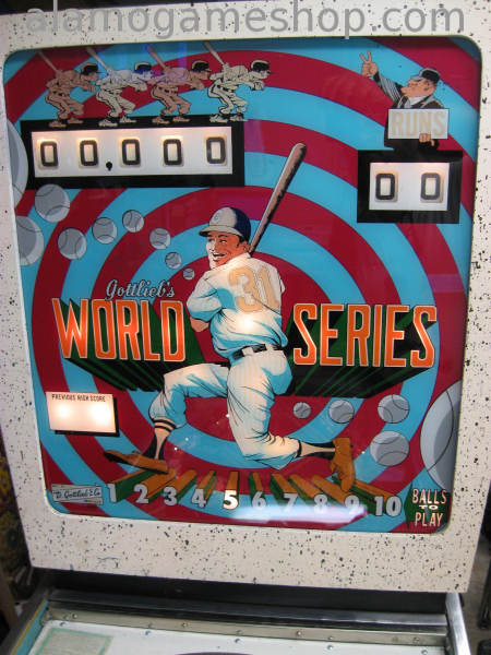 (image for) World Series Pinball by Gottlieb 1972