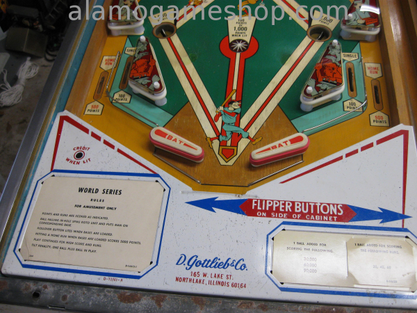 (image for) World Series Pinball by Gottlieb 1972