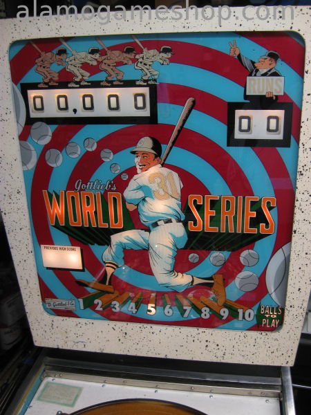 (image for) World Series Pinball by Gottlieb 1972