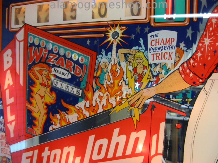(image for) Captain Fantastic pinball by Bally 1976