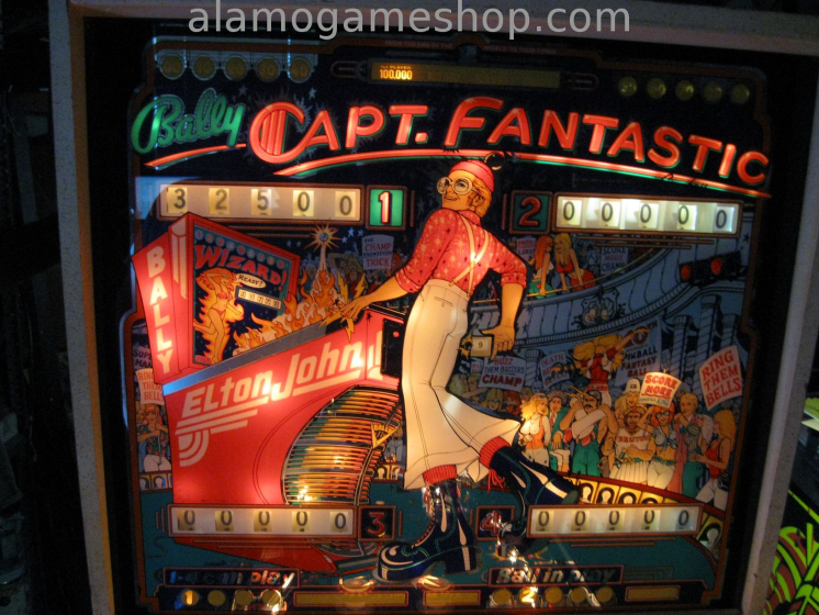 (image for) Captain Fantastic pinball by Bally 1976
