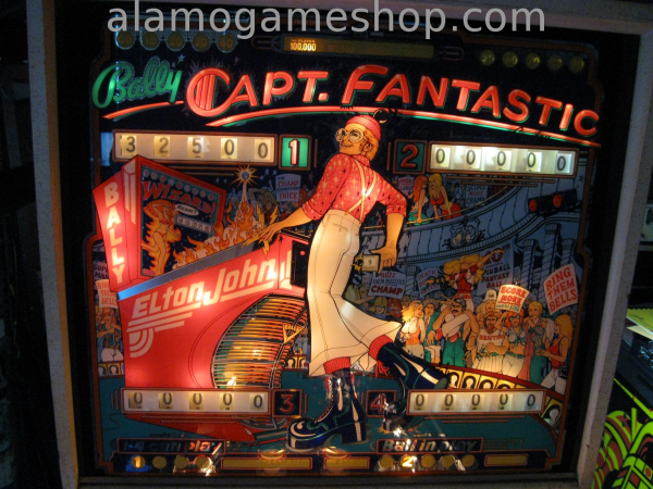 (image for) Captain Fantastic pinball by Bally 1976 - Click Image to Close