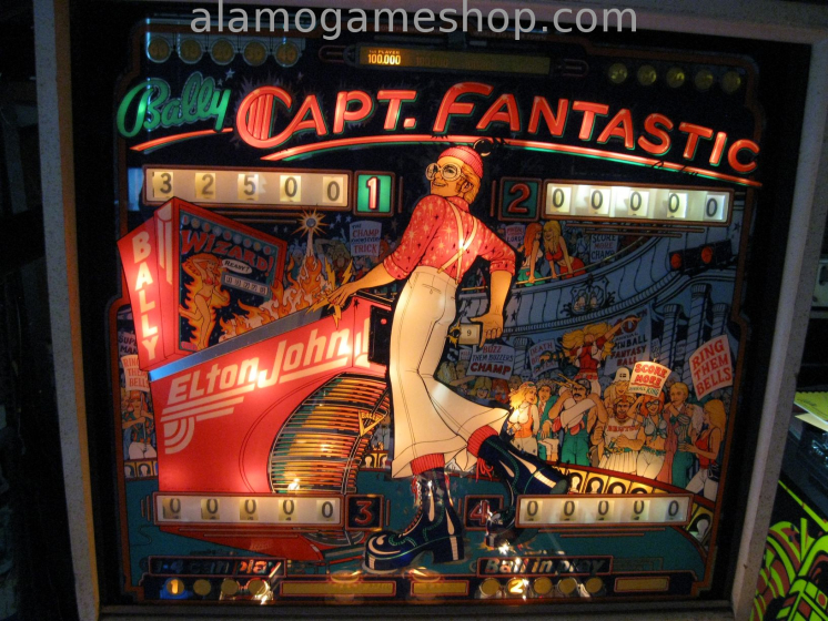 (image for) Captain Fantastic pinball by Bally 1976