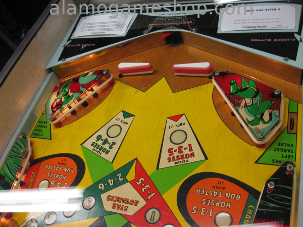 (image for) Hayburners II pinball by Williams 1968