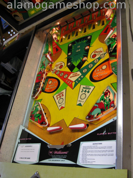 (image for) Hayburners II pinball by Williams 1968