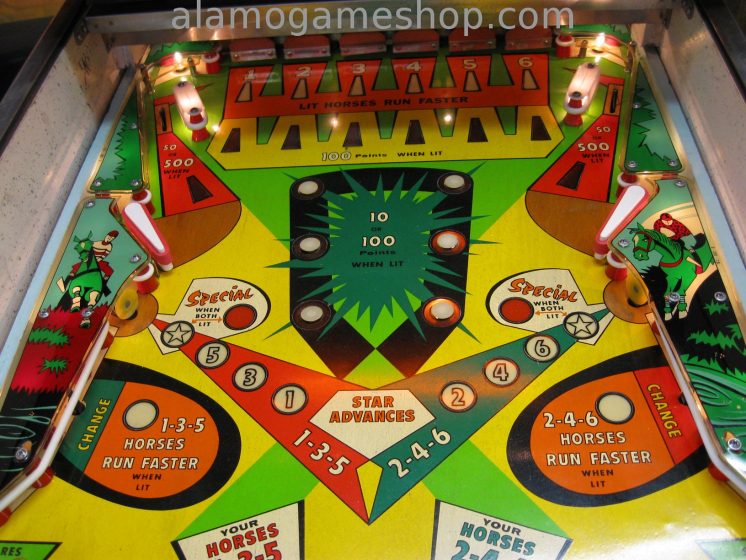 (image for) Hayburners II pinball by Williams 1968