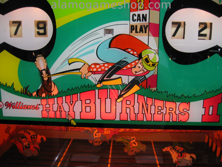 (image for) Hayburners II pinball by Williams 1968