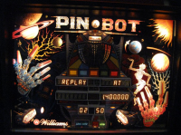 Pinbot pinball by Williams 1986