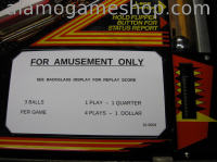 (image for) Pinbot pinball by Williams 1986